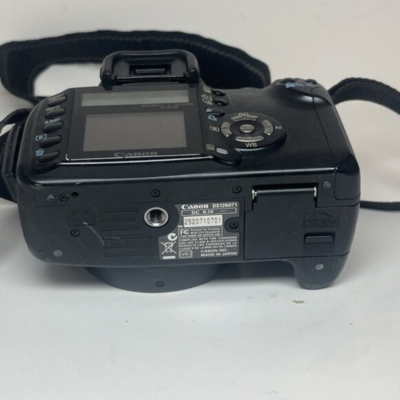 UNTESTED - PARTS OR REPAIR Canon EOne Size Digital Rebel XT DSLR Digital Camera - Picture 6 of 7